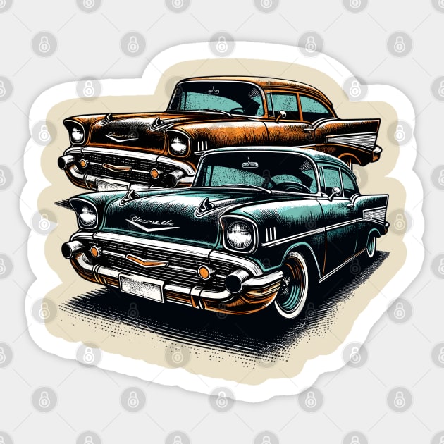 Chevrolet Bel Air Sticker by Vehicles-Art